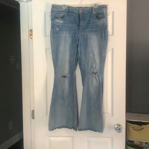 American Eagle Super Stretch Hi Rise Boho Flair